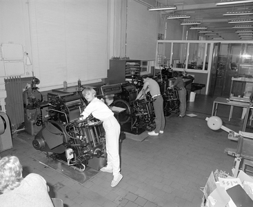 883178 Interieur van de School voor de Grafische Vakken (Jutfaseweg 3) te Utrecht.